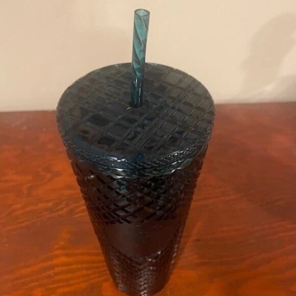 Starbuck 2021 Holiday Emerald Green Jeweled Tumbler 24OZ - Picture 4 of 5